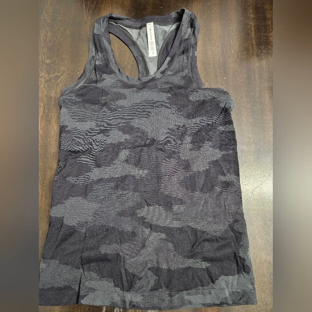 Athleta momemtum Camo Racerback Tank Top small NWOT - Picture 4 of 8